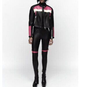 Zara Motorcycle Leather Suit Set - Brand New!